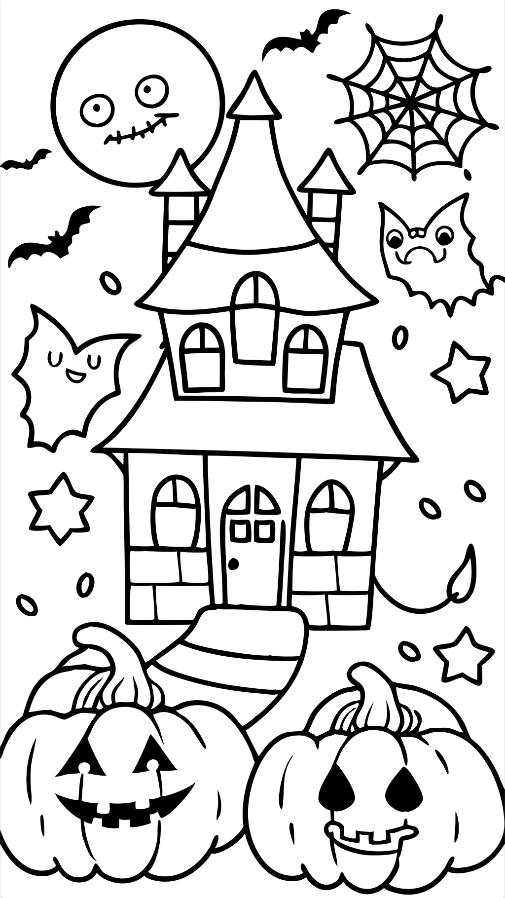 haloween coloring page